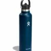 New ⌛ Hydro Flask Indigo 24-Oz. Straw Cap Stainless Steel Water Bottle For Home & Garden 🎉 -Hydro Flask Shop zu108364317 main tm1664284626