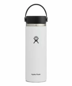 Promo ⭐ Hydro Flask White Wide Flex Cap 20-Oz. Water Bottle For Home & Garden 🎁