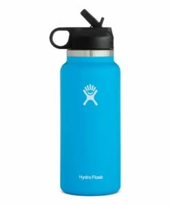 Wholesale 🌟 Hydro Flask Pacific Wide Mouth Straw Lid 32-Oz. Water Bottle For Home & Garden ⭐