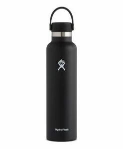 Best reviews of 🌟 Hydro Flask Black Standard Mouth Flex Cap 24-Oz. Water Bottle For Home & Garden 💯