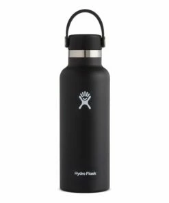 Deals 🌟 Hydro Flask Black 18-Oz. Standard Mouth Flex Cap Water Bottle For Home & Garden ✨